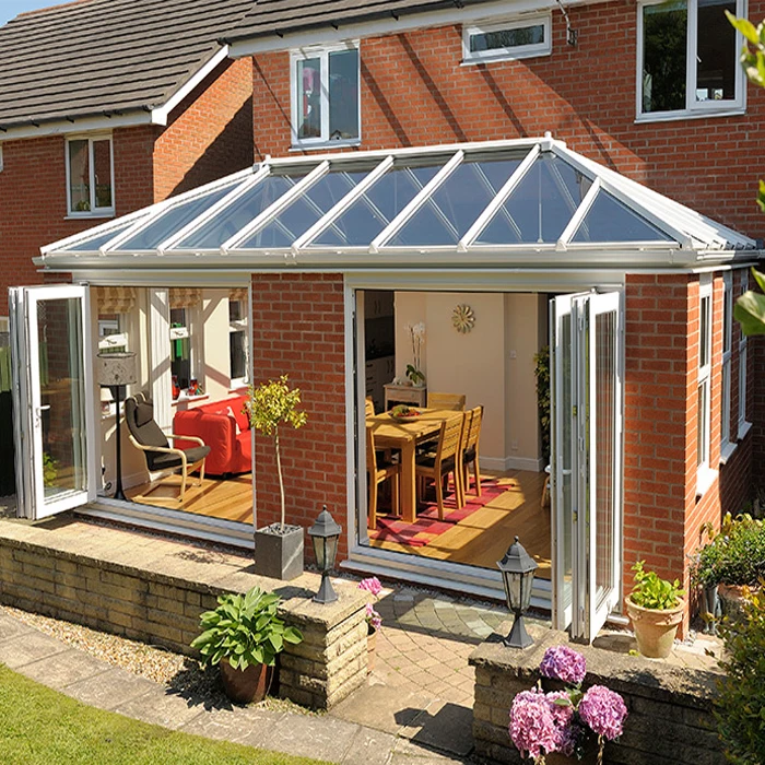 Topwindow теплоизолированная алюминиевая Т-образная Звуконепроницаемая ламинированная портативная соляная консерватура из ПВХ