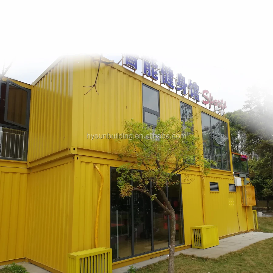 2022 New prefab luxury flat pack container shop mansion and prefab luxury container home houses made in China