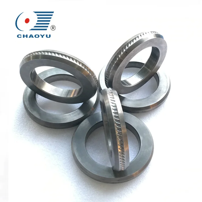 YG15 Grade 125*85*20mm tungsten carbide roller for wire drawing and ribbing rolling mill