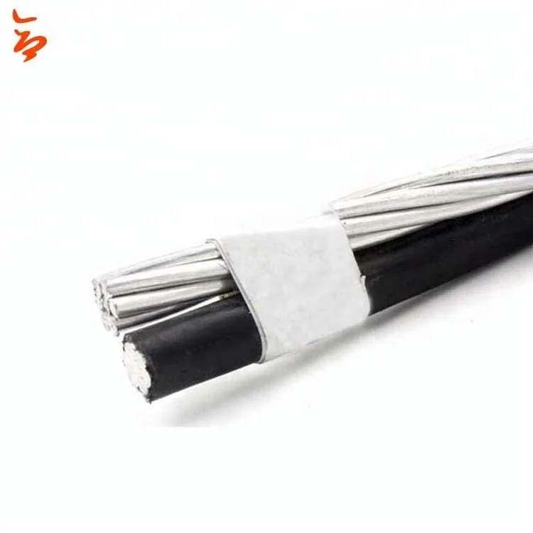 Изолированный алюминиевый кабель с дуплексным покрытием XLPE ABC collie 1*6 AWG