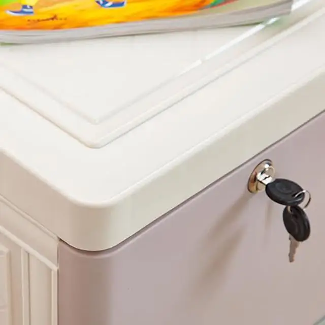 Large 3 5layer plastic storage drawers for clothes storage