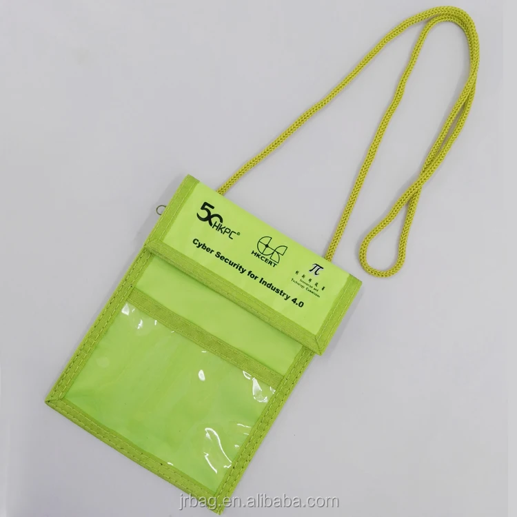 Deluxe RFID Blocking SafetyTravel Neck Wallet For Passport Badge Holder