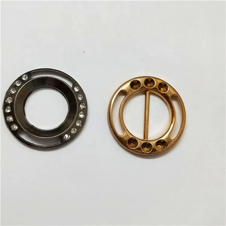 Carving pattern Square round oval heart shape metal Diamond pin buckle for shoes belt and garment bags