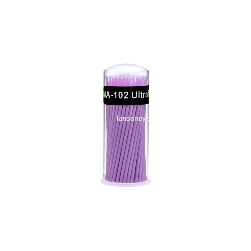 
Wholesale cheap Lansn factory colorful detailed eyelash extensions micro brush applicator 
