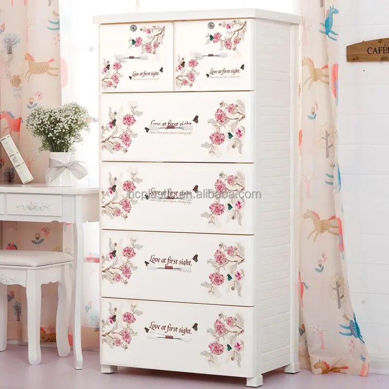 lovely bear plastic storage drawer clothing cupboard