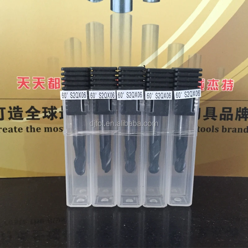  Сферическая Концевая фреза с двумя канавками для стали и других металлов серии 3A