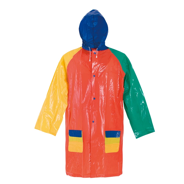 pvc raincoat for children/lovely cartoon pattern/kids PVC raincoat