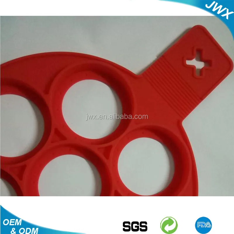 silicone Pancake Molds Ring Fried Egg Mold Reusable Non Stick Pancake Maker Egg Ring Maker