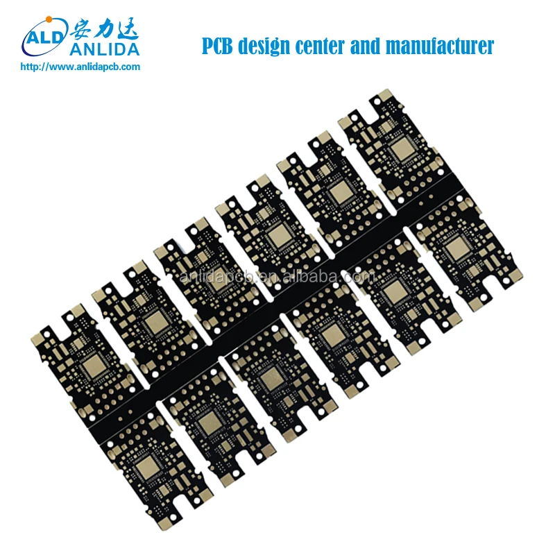  Черная паяльная маска ENIG Rohs FR4 94v-0 печатная плата