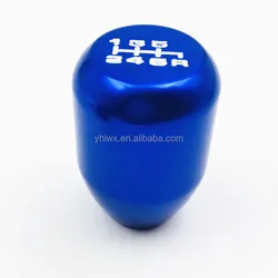 5 Speed Weighted Manual Universal Gear Shifter Knobs  with 4 Adapters