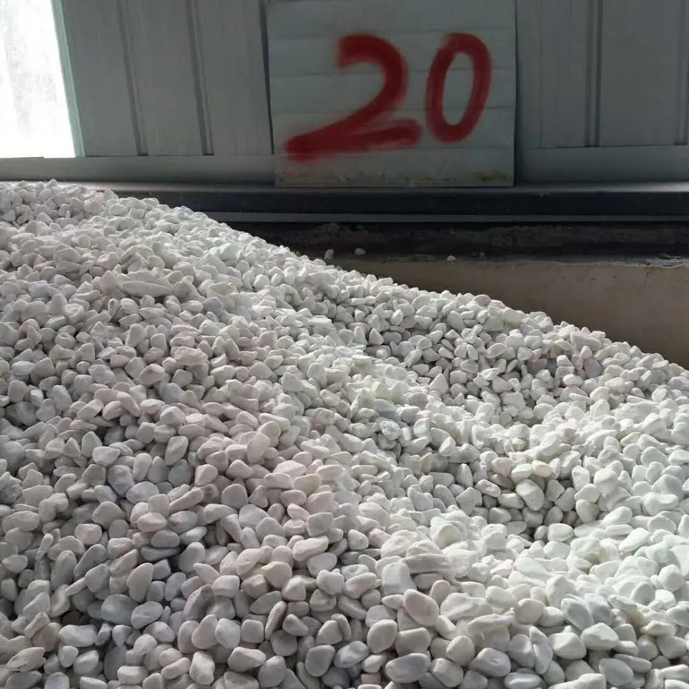 
high polished mixed color natural cobble stone 