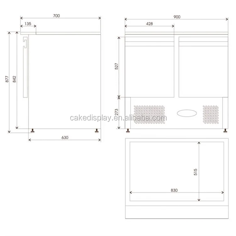 New Model Commercial Used Restaurant Hotel Pizza Sandwich Prep Table Refrigerator Salad Bar Fridge Display