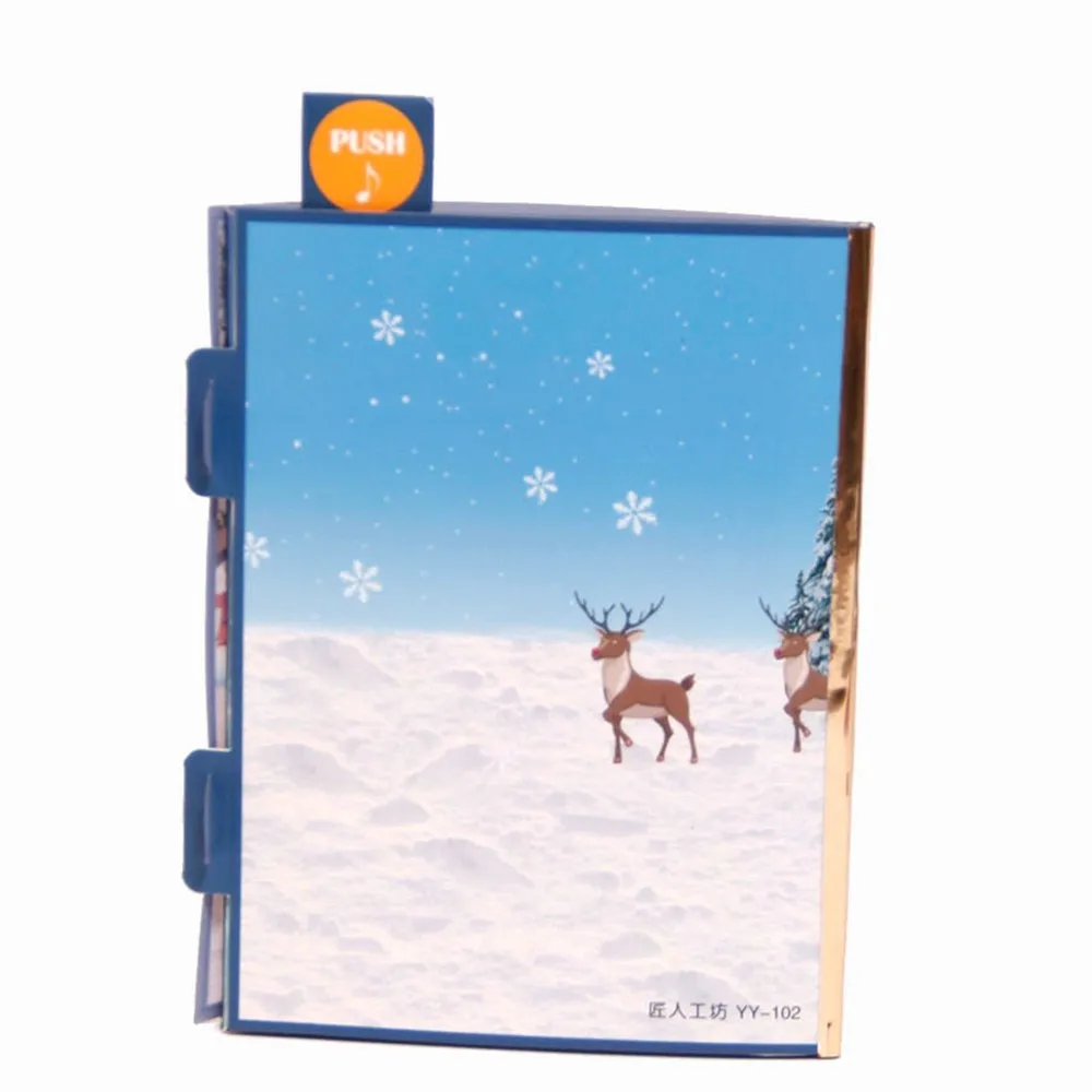 
christmas pop up greeting card with music 