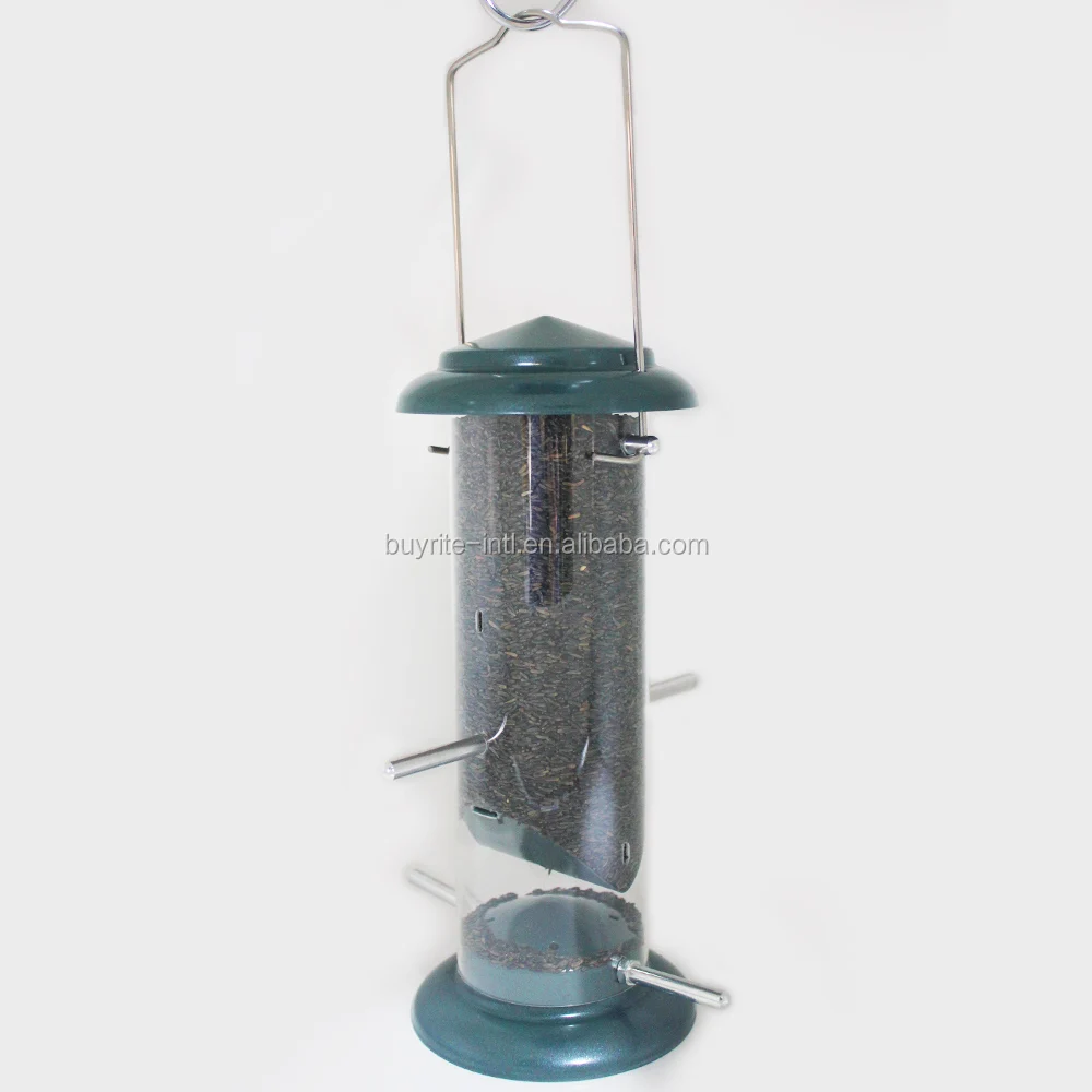 Металлическая подвесная кормушка для птиц Nyjer/Thistle с порошковым покрытием 9 дюймов