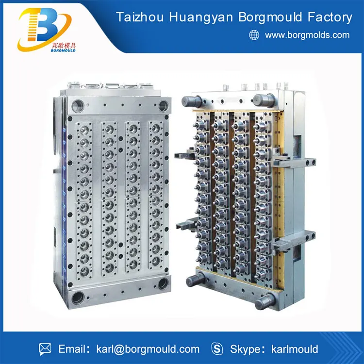High precision plastic PET preform hot runner mold