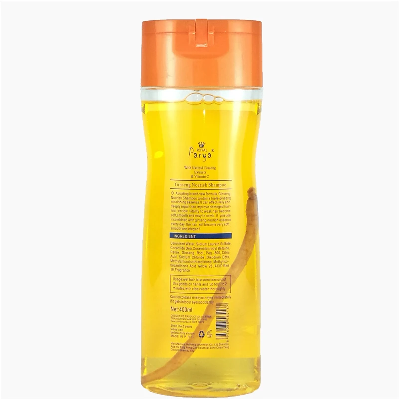 Parya Royal 3in1 with natural ginseng extracts & vitamin C 400ml and 200ml care hair ginseng nourish shampoo and conditioner