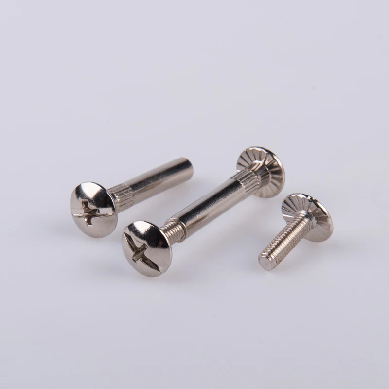 Carbon Steel Phillips Truss Head Chicago Screw Male and Female Screw Furniture Connecting Decorative Screws