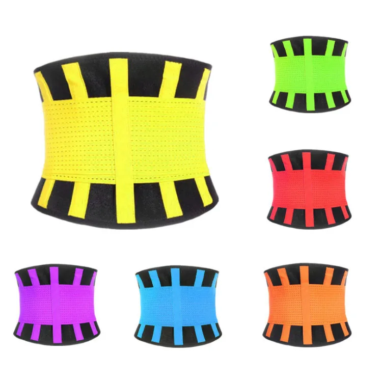 
Women Workout Waist Trimmer Neoprene Belt Fully Adjustable Abdominal Trainer Belt 