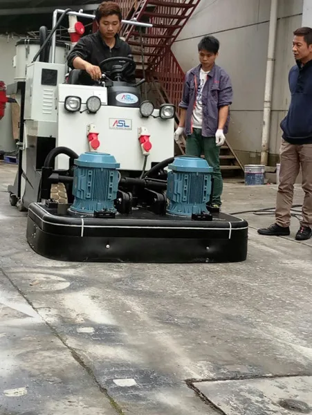 ASL-T15 Ride-On Floor Grinding Machine & Diamond polishing machine concrete floor grinder with vacuum
