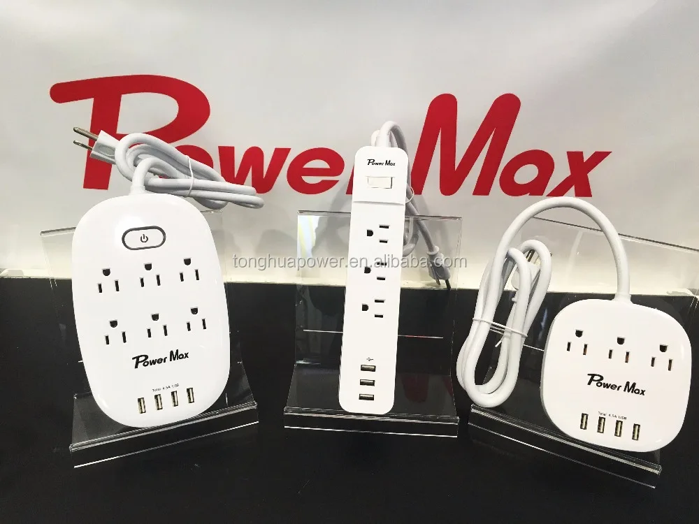 2.1 A USB electrical socket, Surge Protector - Six Receptacle Power Grommets, POP UP POWER OUTLETS