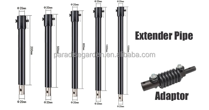52CC 44F-5 Heavy duty Ground Earth Auger Drill with with 150mm metal blade