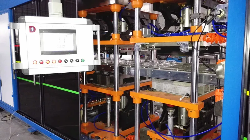 fully automatic plastic disposable packaging thermoforming machine