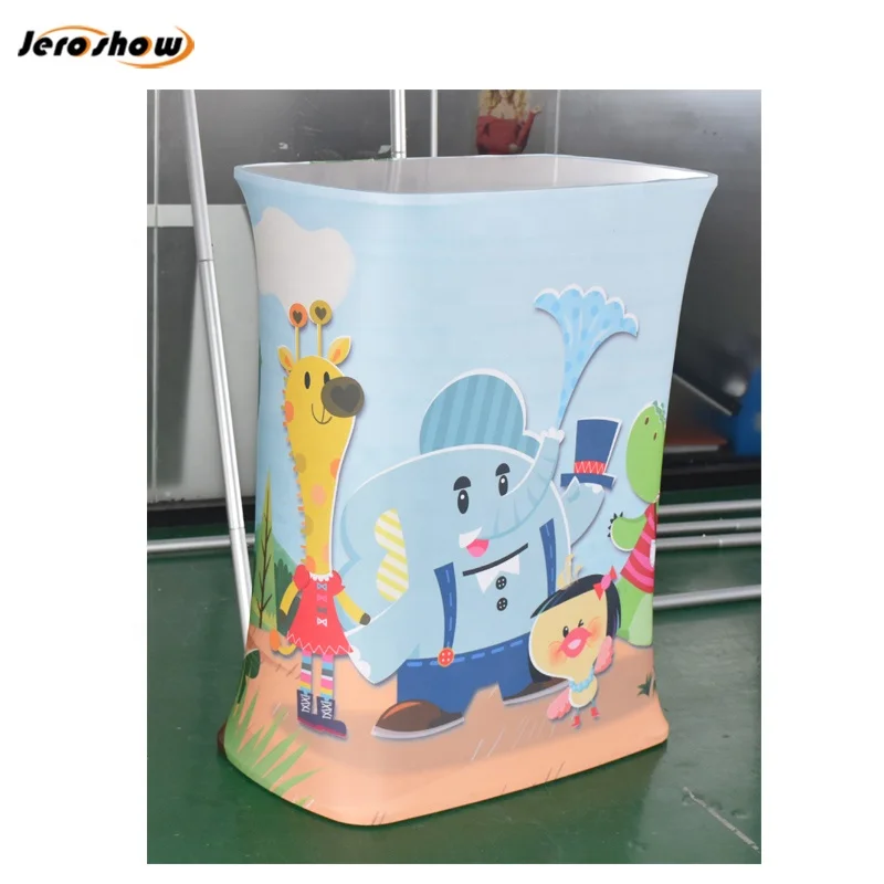 Aluminum Tension Fabric pop up exhibition advertising booth counter luxury promotion table