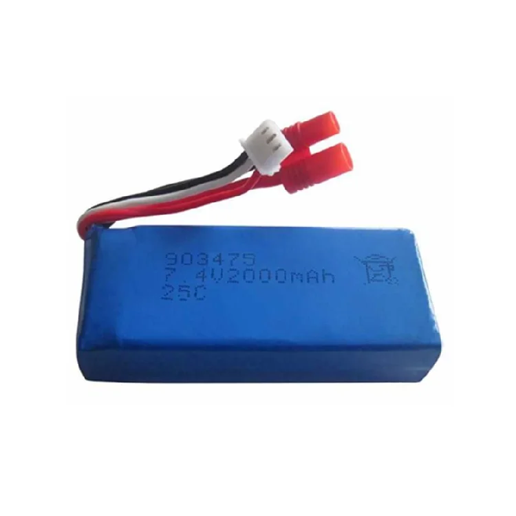7.4v 2000mah lithium polymer battery 7.4v 903475 battery pack