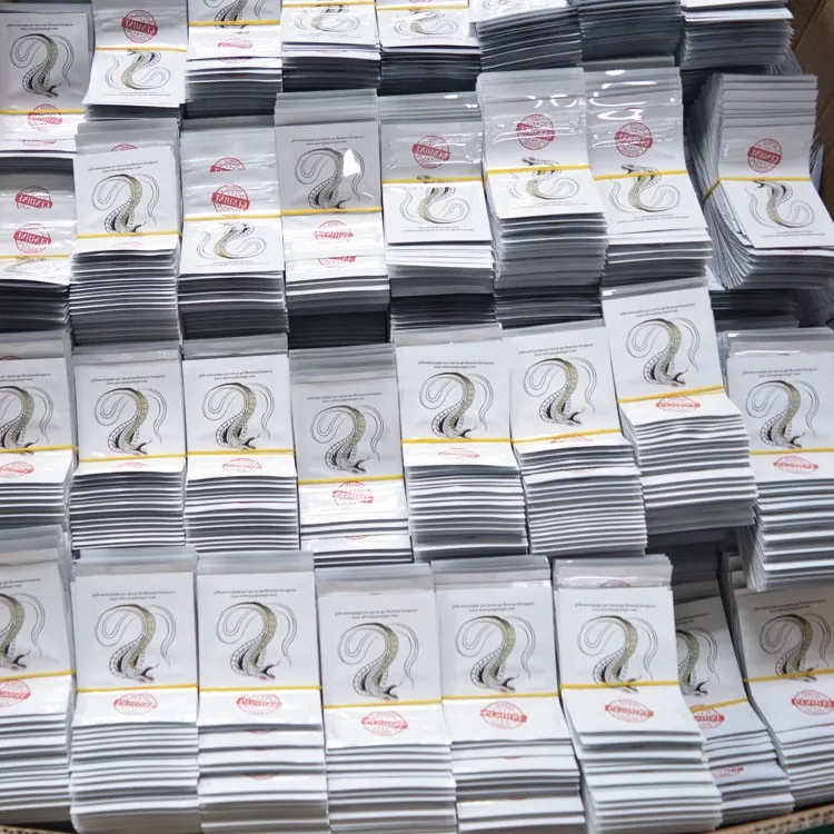 pe laminated aluminum foil sachet packing bag for food packaging