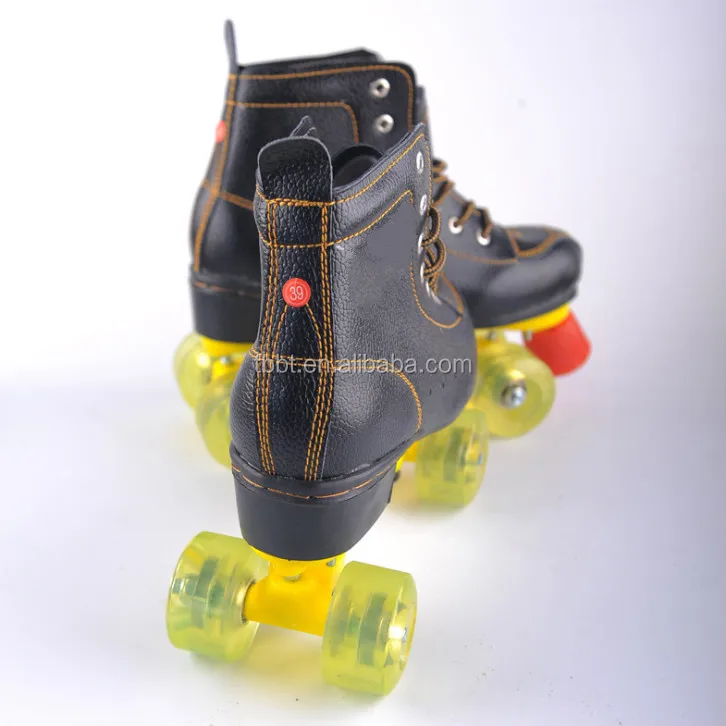 
BIGBANG 2018 high quality US market cowhide retro double wheel roller skate for adults 