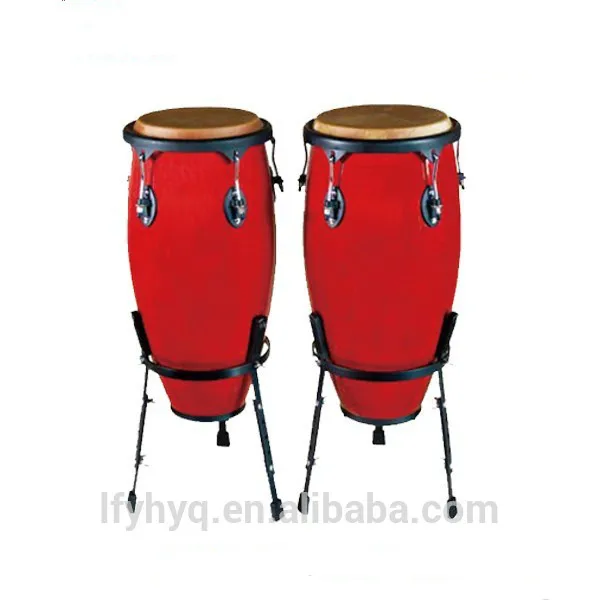 Chinese style red wood drum Traditional instrumentsmusical instrument online, bongo conga drum