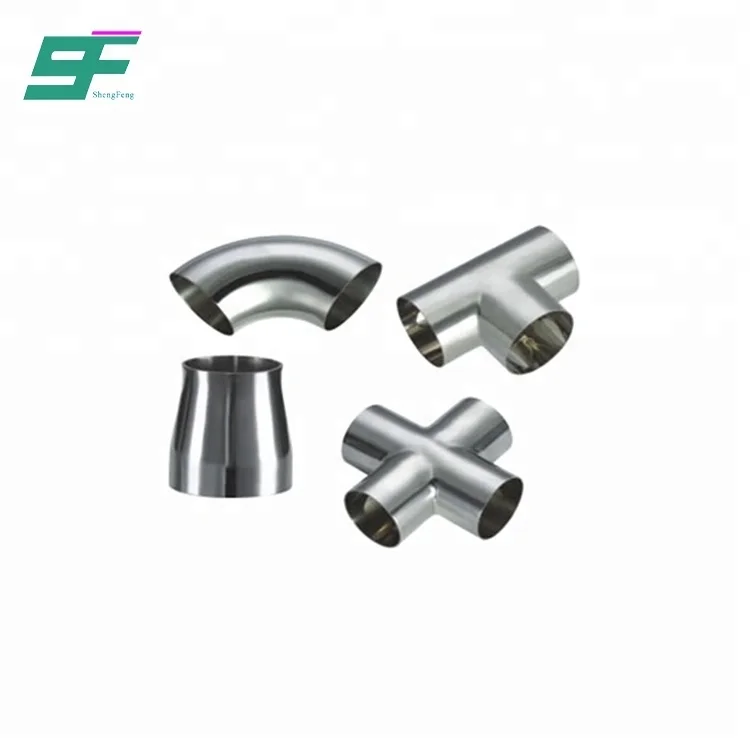 Factory Price Sanitary Stainless Steel 90 degree Clamp to Thread Pipe Fittings Elbow for Air Filter Export Conversion