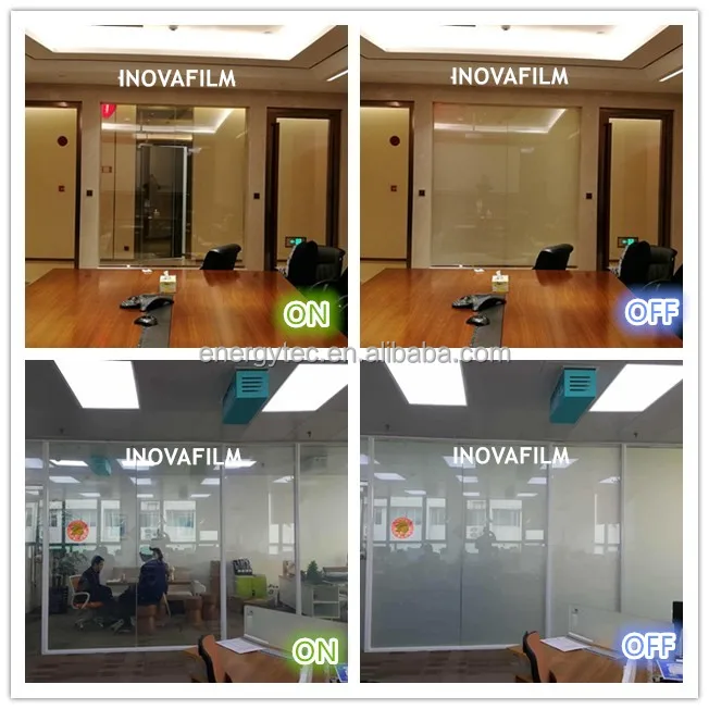 Прозрачная Самоклеящаяся переключаемая смарт-пленка шириной 1500 мм