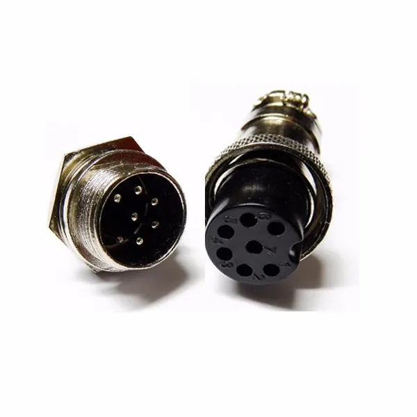 Авиации Мужской Женский Панель Мощность Шасси 16 мм gx16-7 разъем