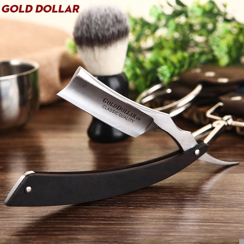 Cut Throat Shaving Straight Razor Carbon Steel Barber Sharpen Straight Razor Shave German Safty Shaver Throat Razors