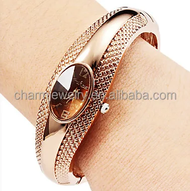 Fashion Ladies Bracelet Watches Gold Wrist Watch for women WLSB001