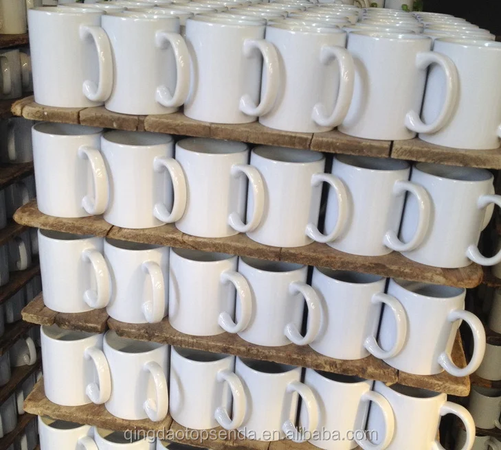 Высококачественная Белая сублимационная кружка класса А, 11 унций