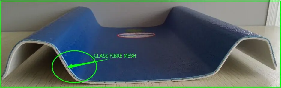 
JIELI heat insulation resistant long span plain bent fiber cement glass roof tile 