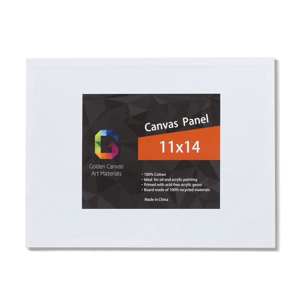 
10 pcs / pk 11x14 Wholesale canvas board 100% cotton linen stretched artist canvases for oil painting 
