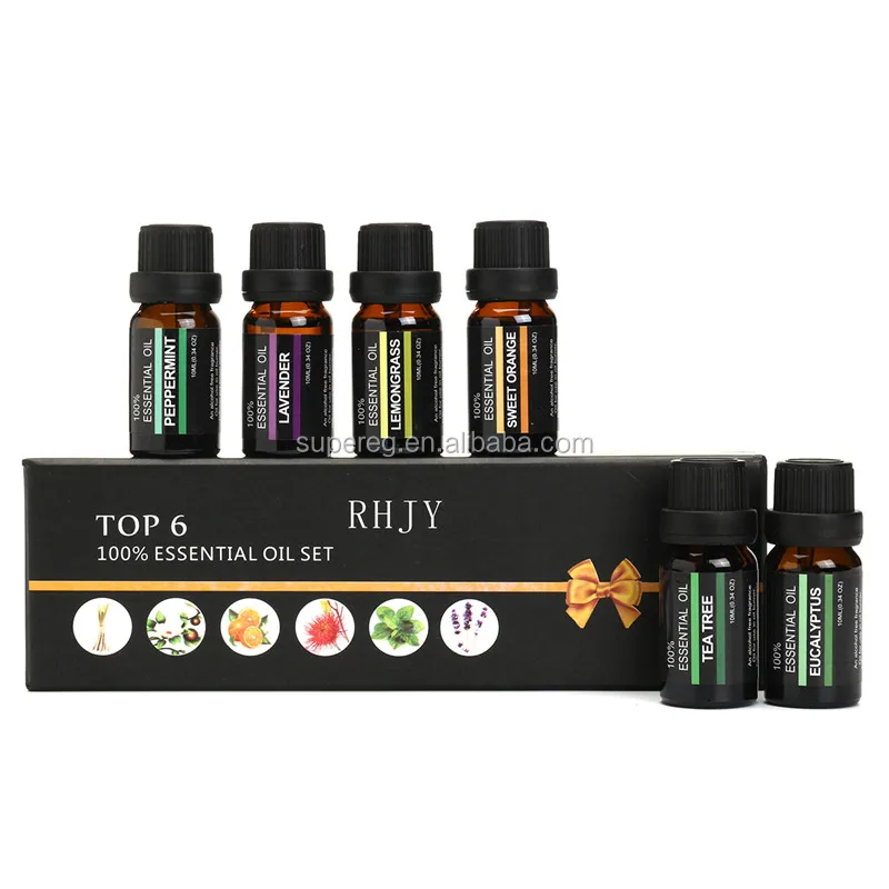 
6 Flavors/Set Plant Aromatherapy Essential Oil Used For Ultrasonic Aroma Diffuser 
