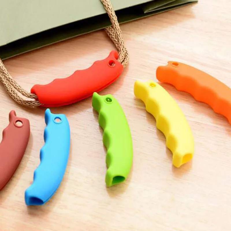 Strong Silicone Handle Carrier Plastic Bag Holder for Shopping Bags Garbage bag