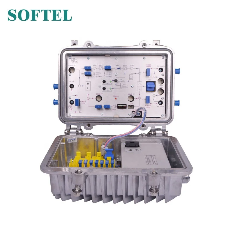 SOFTEL водонепроницаемый корпус Усилитель Открытый CATV цифровой телевизионный сигнал RF усилитель багажника