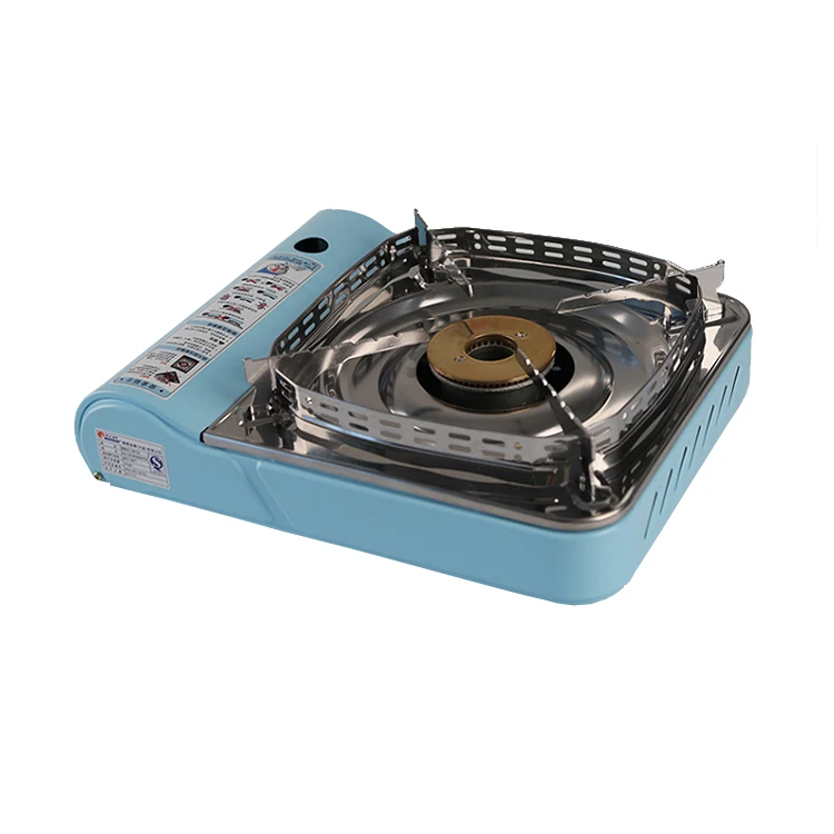 Wholesale Professional Camping Outdoor Hiking Topflame Blue Color Portable Butane Gas Stove Survival Kit Gas Stoves