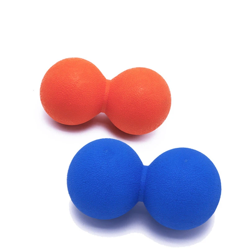 Оптовая продажа на заказ массаж нетоксичный двойной арахис Лакросс мяч массаж