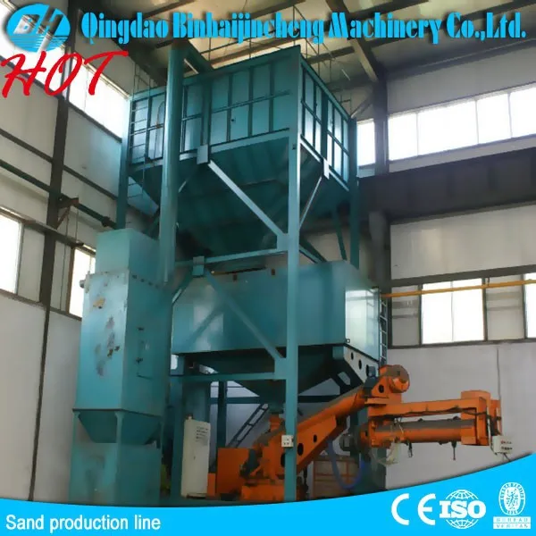 Non-pollution Resin sand production line treatment process