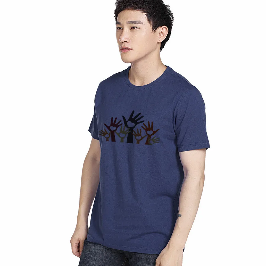 bangladesh wholesale clothing online shopping 95 cotton 5 spandex t shirts for men custom printing t shirts jersey fabric OEM