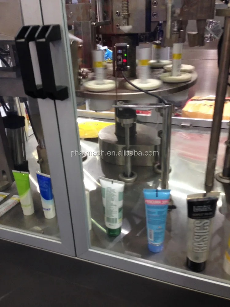 NF-60A fully automatic plastic tube filling sealing machine for hair cream and toothpaste