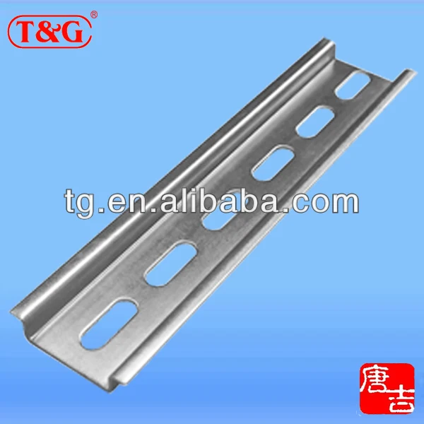 New arrival TS35 Galvanized Steel mounting 35mm standard din rail