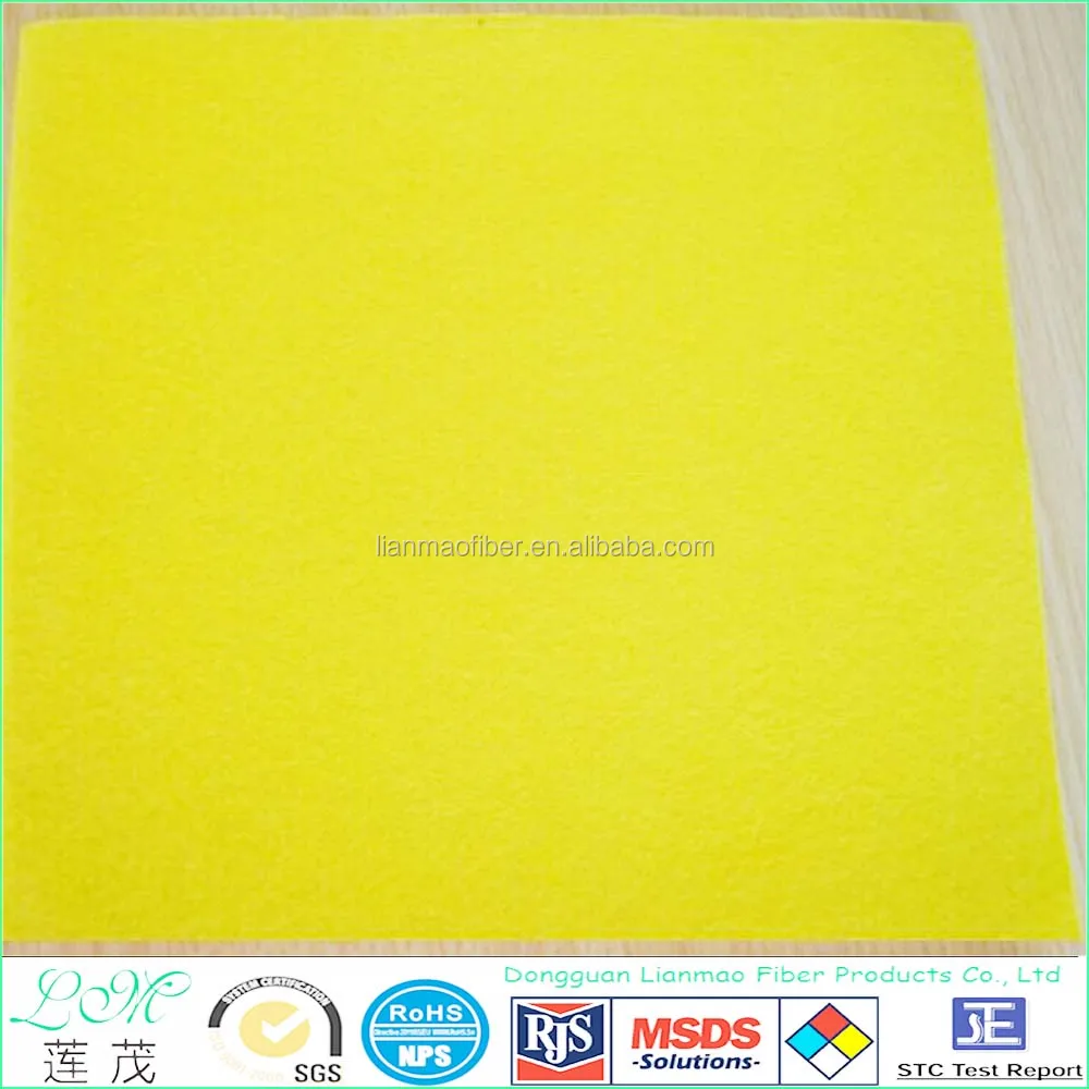 
polyester and viscose needle punched nonwoven cleaning cloth 