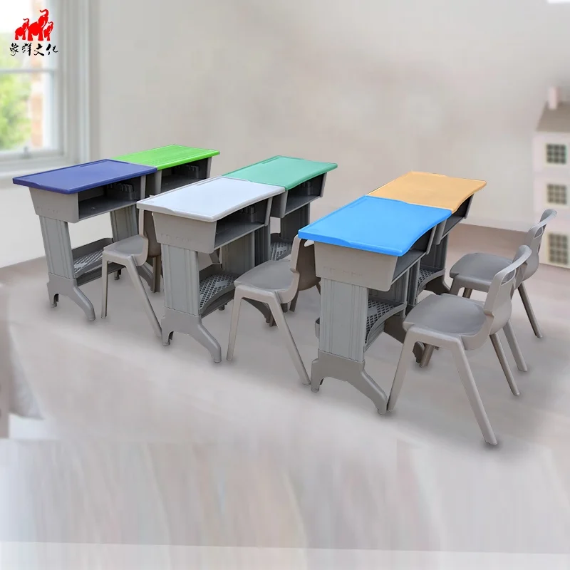 eco-friendly desk and chair for 3-18 years school